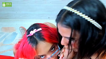 Preview 2 of Mom Son Faking Xxx Video - two girls entertain themselves with this boy&#039_s cock - POV BLOWJOBS