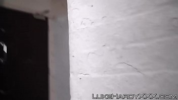 Preview 2 of Breeding In Mainstream Movies - Curvy UK wench hammered by Luke Hardy and his mate