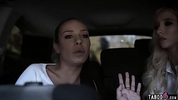 Preview 2 of Monica Mowi Fbb - Uber driver takes two teens on a detour to his house