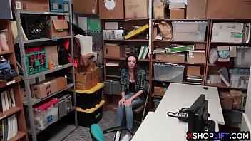 Preview 1 of Big Big Asss Xxx - Shoplifting tighty teen tried to escape from back office