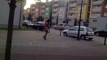Preview 2 of One Piece Namo - mega public tranny walk naked