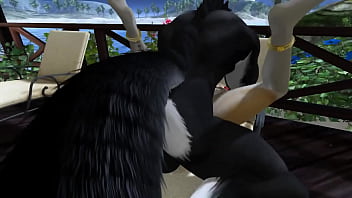 Preview 4 of Fiva Anal - Naughty Paradise III ( Furry / Yiff )