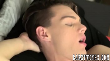 Preview 2 of Make Grandma Cum - Nerdy young twink blasts a load out while riding raw cock