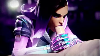 Preview 1 of Young Pone Video - Sombra mamada invisible - Overwatch animation - Yeero