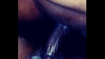 Preview 4 of Desi Webam - Dark Chocolate stroking Caramel creamy pussy