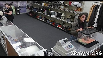 Preview 2 of Hh Cup Hitomi Tanaka - Cutie gets an suggest to have some sex in shop and this babe takes it