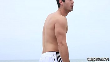 Preview 1 of Labsain Fucking To Each Other - Brock Cooper Beach Solo