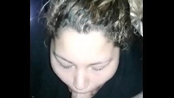 Preview 2 of Chubby Big Tit Squirting - Chunky Teen Blowing A Lucky Dude