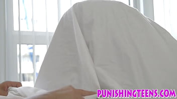 Preview 2 of None Teen - Kinky black sub throating cock and getting pussy railed