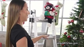Preview 1 of Bangdom Top - Decorate my hard cock not the tree