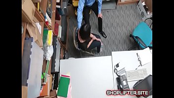 Preview 1 of Sany Leone And Boy - Creepy Police Officer Tricked Teen Into Blowjob