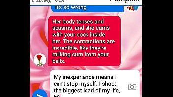 Preview 4 of Cu B 14 Tui - Aunty finally pops her Pumpkin&#039_s cherry sexting,  their final climax together.