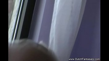 Preview 4 of Fishnnet Girl - Dutch Blonde Mistress Fucked