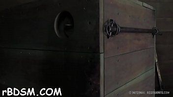 Preview 3 of Phimheo Us - Gagged playgirl gets her racks bounded and clamped