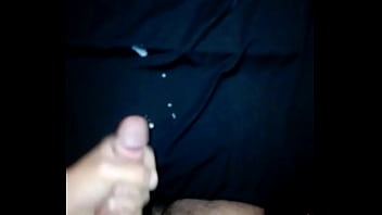 Preview 2 of Palepa Fuck - Cumshot on t-shirt so awesome