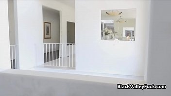 Preview 1 of Porno German Girl - Black coed rides deans cock for better grades