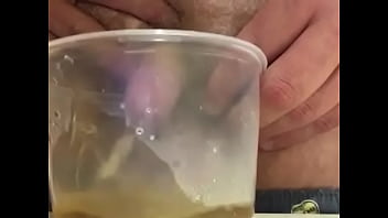 Preview 2 of Oxanabazhova12 - Chubby Small Dick Dipped in Pee