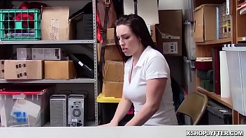 Preview 2 of Saxy Full Saxy - Credit card thief munching a LP Officer big cock shoved in her mouth!