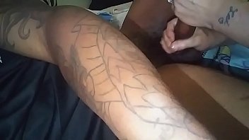 Preview 4 of China Fake Tit - Mizz Dizzle gives Big Dog a lovely Hand job