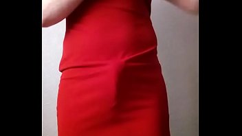 Preview 2 of Cock Mam Sex - Femboyjoe in sister&#039_s bra and panties