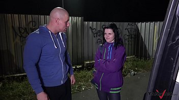 Preview 3 of Kina Kash Aka Kina Koxx - Skinny Amateur Babe is Screaming on a Massive Hammer in the Van