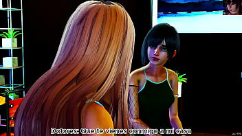 Preview 4 of Brazzers 2 Girls Hd - Historias del caf&eacute_ 69 - La dulce Gema Aki la mala pecora y Lola al rescate