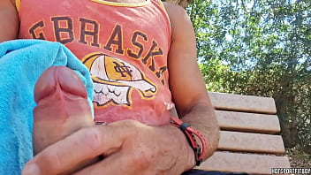 Preview 2 of Kennedy Light - Hot Guy walking and masturbating his cock in public places