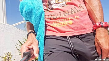 Preview 4 of Kennedy Light - Hot Guy walking and masturbating his cock in public places