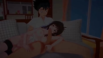 Preview 4 of Free Chat Mom - Mikan Yuuki se cansa del princeso de rito y le hace netorare