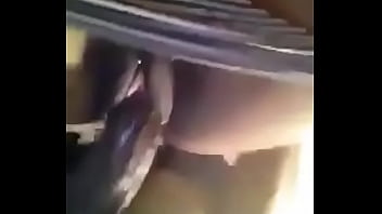 Preview 3 of Boobs Against A Glass Window - DDlong gets fat pussy
