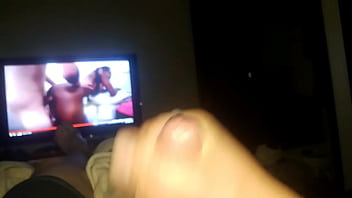 Preview 3 of Student Feet Soles - White cock cum