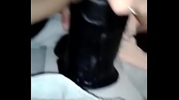 Preview 1 of Leah Jay Joshi - huge dildo in loose ass