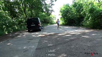 Preview 2 of Slow Off - Blonde&#039_s Car Had Incident,  but her Pussy got Smashed Hard