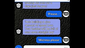 Preview 3 of Hf Sexx - Submissive boy sexting his Mistress for bi scenario