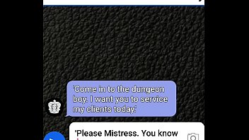 Preview 1 of Hf Sexx - Submissive boy sexting his Mistress for bi scenario