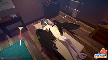 Preview 4 of Yong Girls Fuking - EP9: Fucking Ava Against the Wall (Sex Pose 4) - Orc Massage