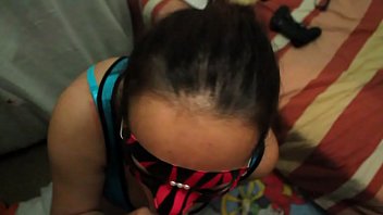 Preview 1 of Black Forced Kiss - Mi esposa me la mama y me vengo en su cara