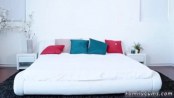 Preview 1 of Lesbian Ptm - Mature stepfamily Stepmom Found My Jizz Rag