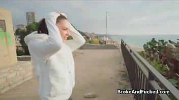 Preview 2 of Seks Ibu Menyusui - Public fucky sucky with busty teen jogger