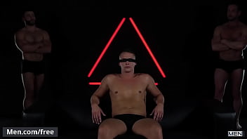 Preview 2 of Ver Videos Xxx Salvajes - Men.com - (Aston Springs,  Diego Reyes,  Myles Landon) - Blinded Love - Gods Of Men - Trailer preview