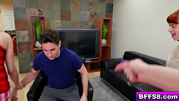 Preview 1 of Indian Shemale Sex Videos - Step bros thick cock is consumed by the shenanigan gals!