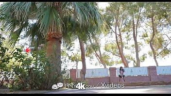 Preview 1 of Cutie Sex Juggernips - TINY4k Backyard golf lesson cum DRAINAGE
