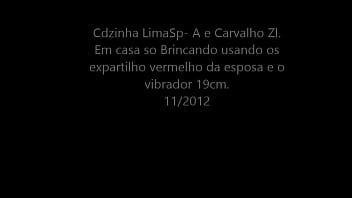Preview 1 of Sex Columbia Iwank 2017 Hd - Cdzinha LimaSp Em casa so Brincando usando os expartilho vermelho da esposa e o vibrador dela 2012