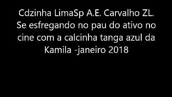 Preview 1 of Vi Rge - Cdzinha Limasp se esfregando no pau do ativo de usando a calcinha azul tanga da kamila Jan2018