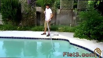 Preview 1 of Slim Blondie Shows Tinny Tits - Emo boy fist tube gay Damian Opens Up Pappi&#039_s Hole
