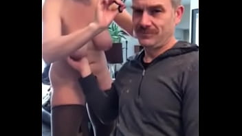 Preview 4 of Real Mom Boobs Prss - Hair cut in good style
