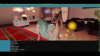 Preview 1 of Karmen Bella Gagging - JUH IMVU GOSTOSINHA