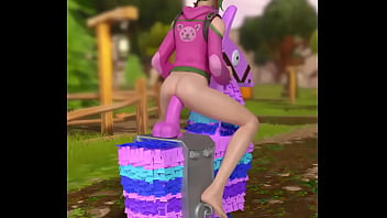 Preview 2 of Im Gad - Fortnite zoey ridding a llama
