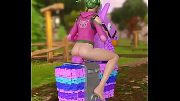 Preview 1 of Im Gad - Fortnite zoey ridding a llama