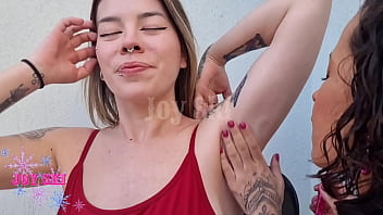 Preview 2 of Sensitive And Romantic Sex - my step sister shaved my armpits in a way that really turned me on